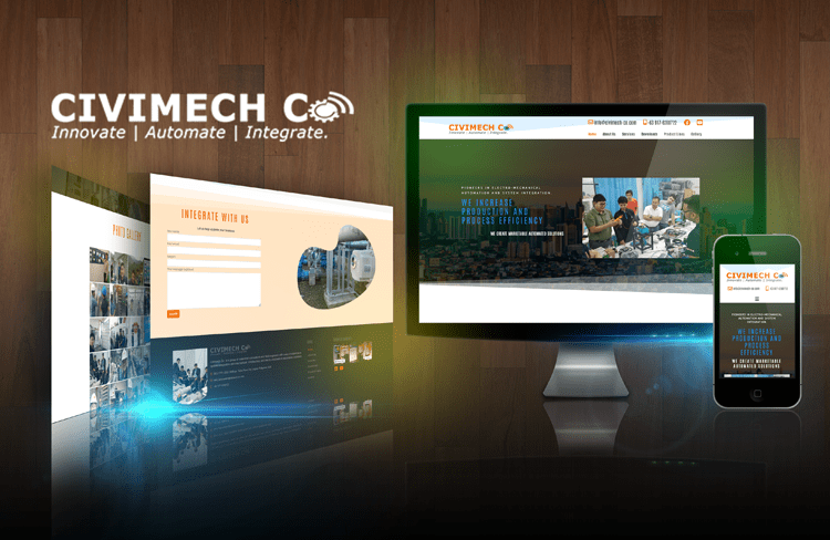 Civimech Co. Company Website