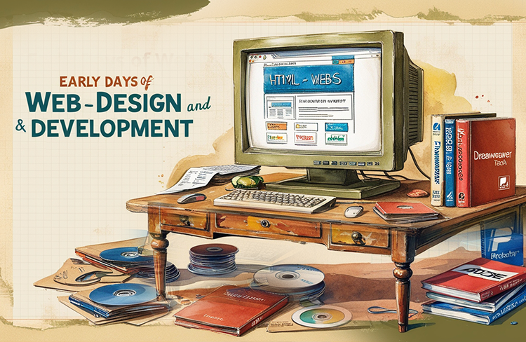 web design and development tools back in the days